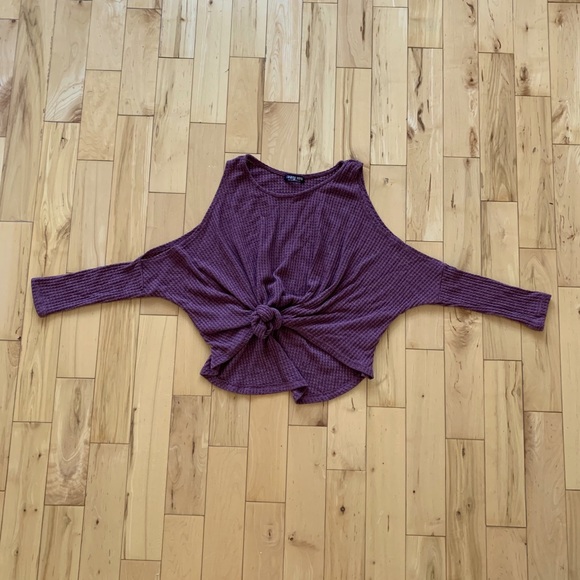 Fashion Nova Waffle-Knit Top - Picture 3 of 5